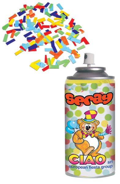 CORIANDOLI SPRAY ml.83 pz.1