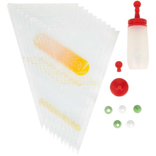 SET 18 UTENSILI IN PLASTICA PER DECORARE BISCOTTI 2 SET 18 UTENSILI IN PLASTICA PER DECORARE BISCOTTI