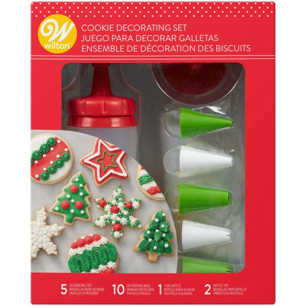SET 18 UTENSILI IN PLASTICA PER DECORARE BISCOTTI 1 SET 18 UTENSILI IN PLASTICA PER DECORARE BISCOTTI