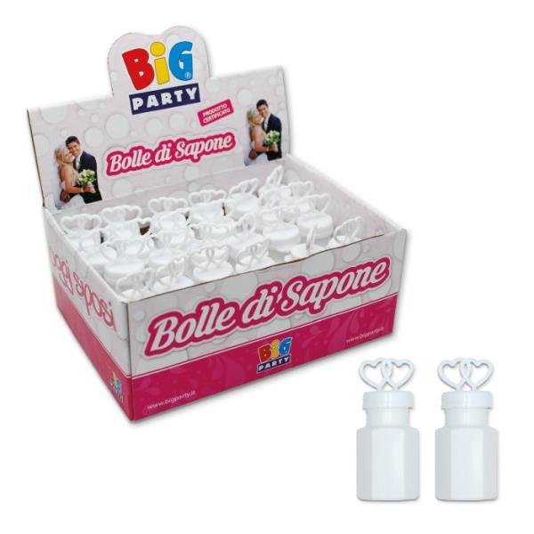 BOLLE DI SAPONE CUORI 2 BOLLE DI SAPONE CUORI