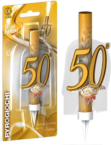 CANDELA MAGIC FLAMBE' FESTA 50 ANNIVERSARIO 1 CANDELA MAGIC FLAMBE' FESTA 50 ANNIVERSARIO
