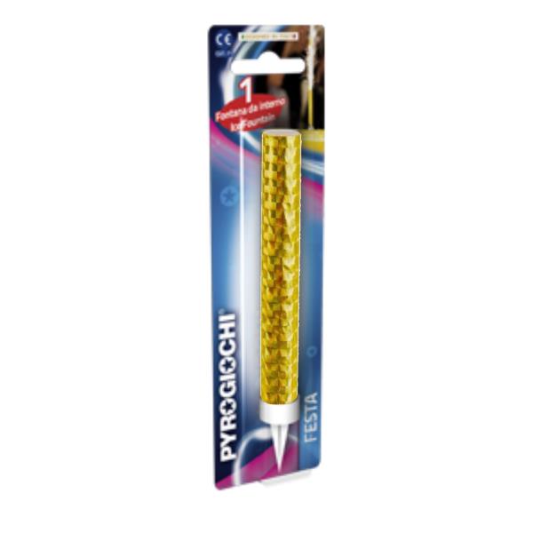 CANDELA MAGIC FLAMBE' FESTA ORO CM.12 PZ.1 1 CANDELA MAGIC FLAMBE' FESTA ORO CM.12 PZ.1