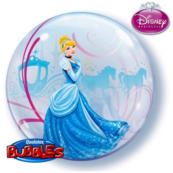 PALLONCINO BUBBLE 22'' PRINCIPESSA CENERENTOLA 2 PALLONCINO BUBBLE 22'' PRINCIPESSA CENERENTOLA