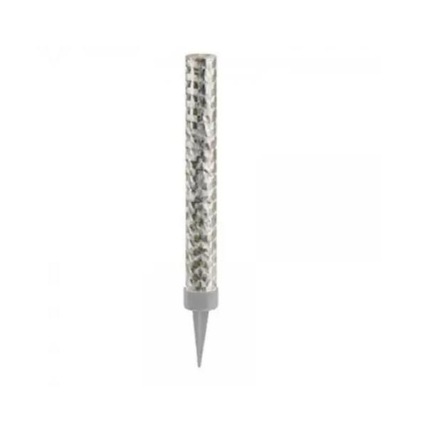CANDELA MAGIC FLAMBE' ARGENTO HOLOGRAFATA CM.14,5 PZ.1