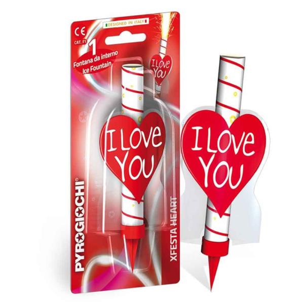 CANDELA MAGIC FLAMBE' FESTA I LOVE YOU PZ.1 1 CANDELA MAGIC FLAMBE' FESTA I LOVE YOU PZ.1
