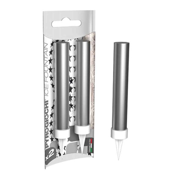 CANDELA MAGIC FLAMBE' FESTA SILVER PZ.2 1 CANDELA MAGIC FLAMBE' FESTA SILVER PZ.2