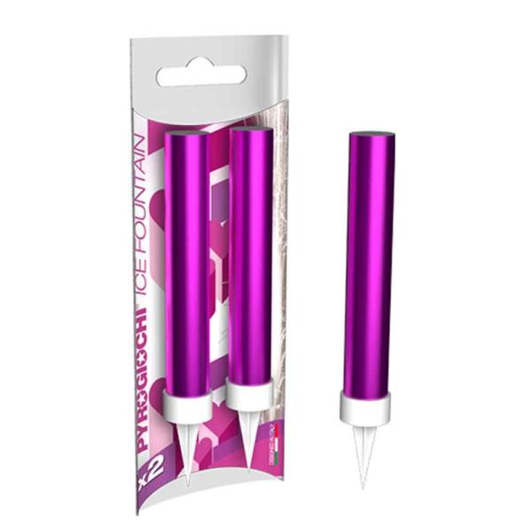 CANDELA MAGIC FLAMBE' FESTA FUXIA PZ.2 1 CANDELA MAGIC FLAMBE' FESTA FUXIA PZ.2