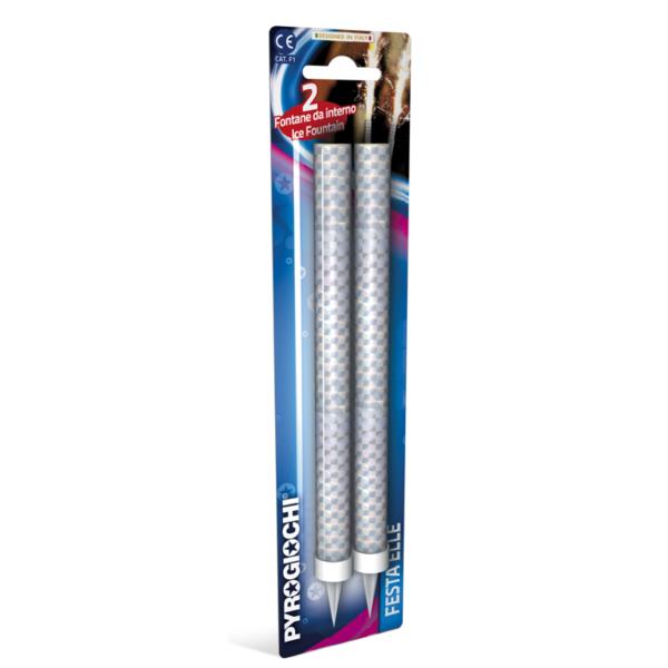 CANDELA MAGIC FLAMBE' FESTA ELLE ARGENTO HOLOGRAFATO CM. 17 pz.2 1 CANDELA MAGIC FLAMBE' FESTA ELLE ARGENTO HOLOGRAFATO CM. 17 pz.2