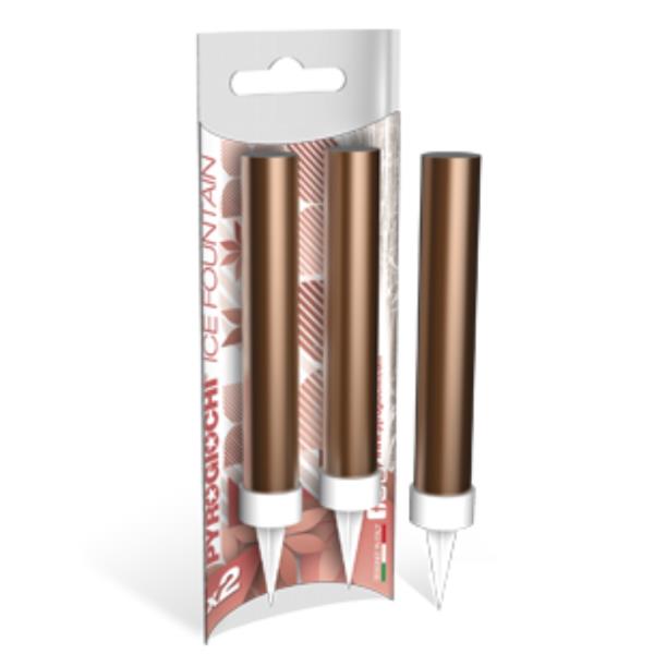 CANDELA MAGIC FLAMBE' FESTA ROSE GOLD PZ.2 1 CANDELA MAGIC FLAMBE' FESTA ROSE GOLD PZ.2