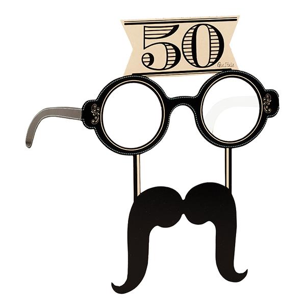 OCCHIALI CON BAFFI 50 ANNI PZ.4 1 OCCHIALI CON BAFFI 50 ANNI PZ.4