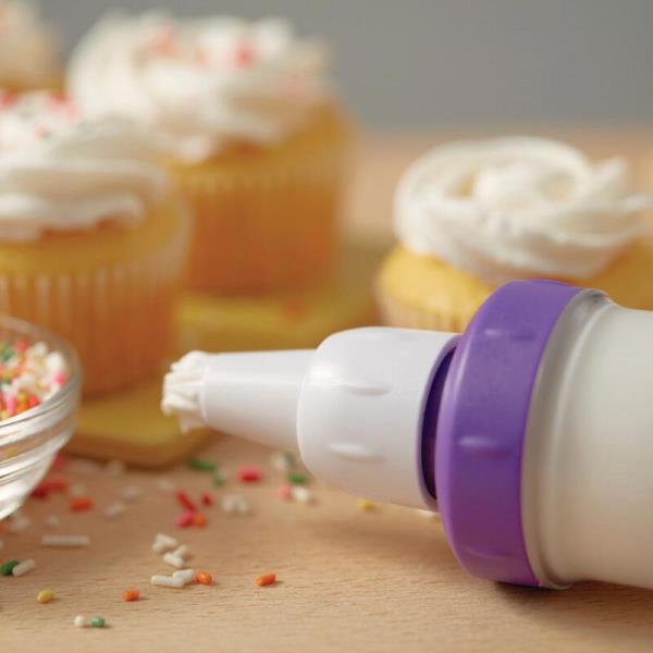 SIRINGA PER DOLCI DI PLASTICA 4 SIRINGA PER DOLCI DI PLASTICA