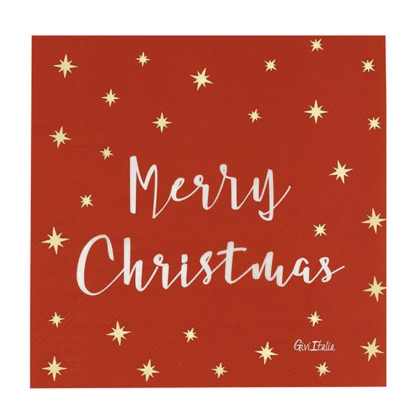 TOVAGLIOLO 33x33 MERRY CHRISTMAS PZ.16 1 TOVAGLIOLO 33x33 MERRY CHRISTMAS PZ.16