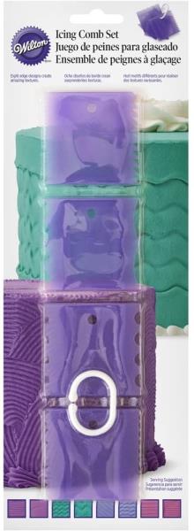 SET 4 PETTININI DENTATI PER TRAME DECORATIVE