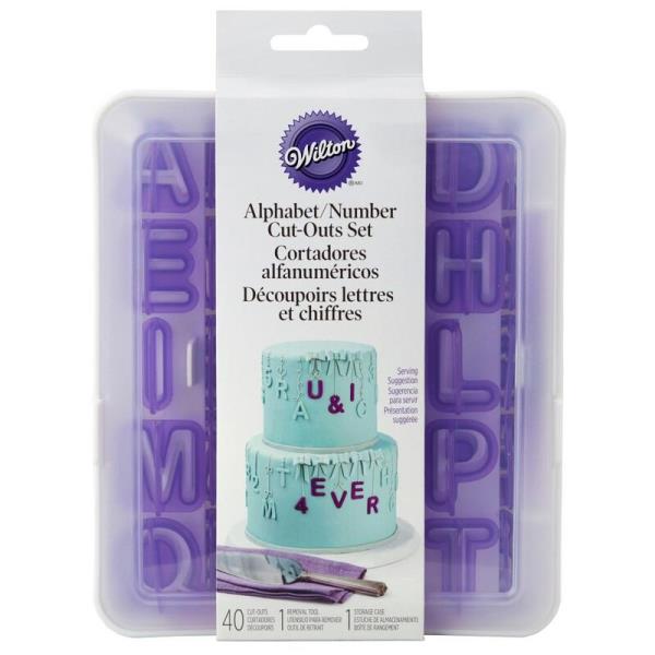 SET 40 MINI TAGLIAPASTA ALFANUMERICI CON CUSTODIA 1 SET 40 MINI TAGLIAPASTA ALFANUMERICI CON CUSTODIA