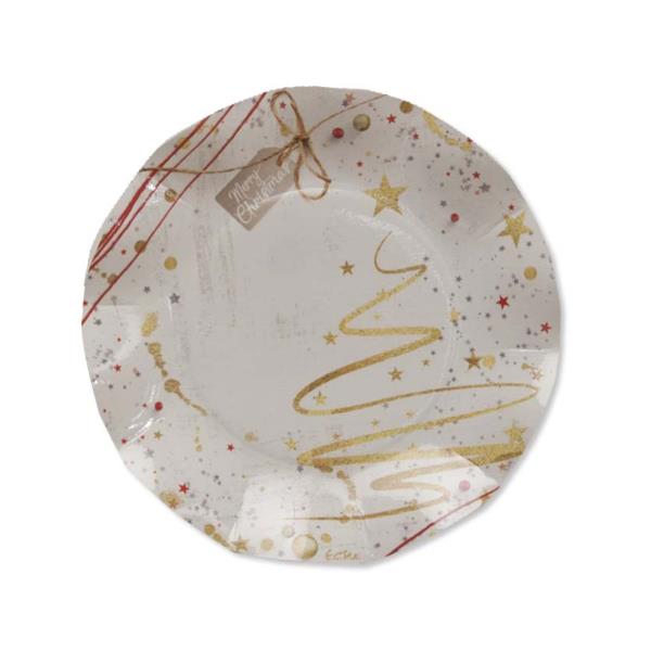 PIATTO PIANO COMPOSTABILE GOLDEN TREE 1 PIATTO PIANO COMPOSTABILE GOLDEN TREE
