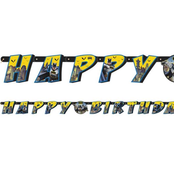 FESTONE HAPPY BIRTHYDAY BATMAN 4 FESTONE HAPPY BIRTHYDAY BATMAN