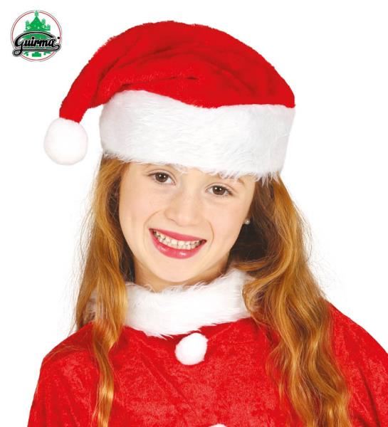CAPPELLO BABBO NATALE BIMBI 34 cm. 1 CAPPELLO BABBO NATALE BIMBI 34 cm.