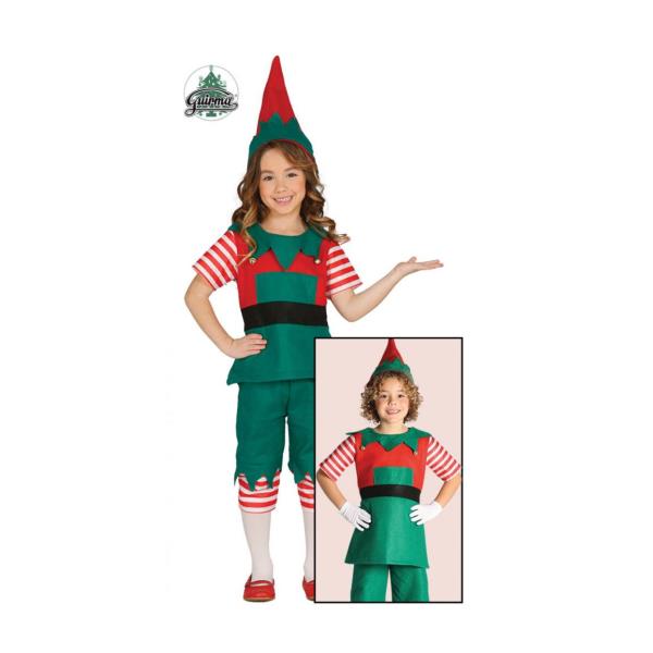 COSTUME ELFO/A 5-6 ANNI 1 COSTUME ELFO/A 5-6 ANNI