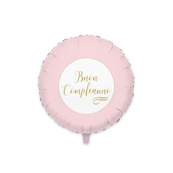 PALLONCINO MYLAR 18'' BUON COMPLEANNO CHIC ROSA 1 PALLONCINO MYLAR 18'' BUON COMPLEANNO CHIC ROSA