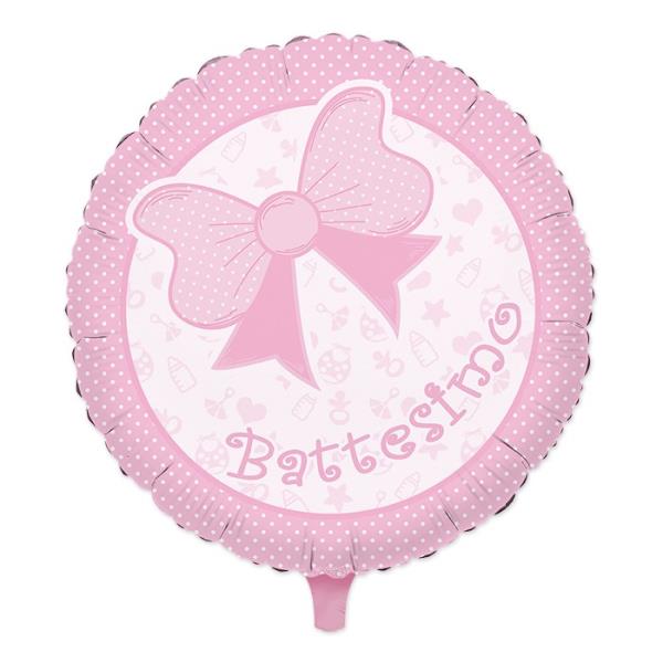 PALLONCINO MYLAR 18'' FIOCCO ROSA 1 PALLONCINO MYLAR 18'' FIOCCO ROSA