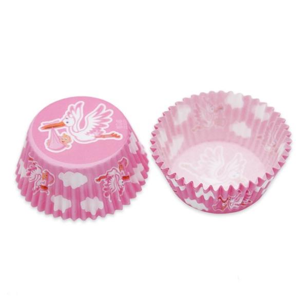 PIROTTINO MUFFIN CICOGNA ROSA PZ.48