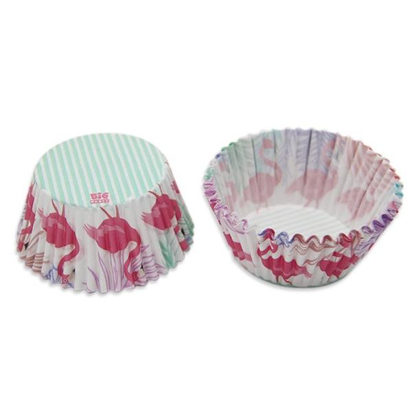 PIROTTINI MUFFIN FENICOTTERO FLAMINGO PZ.48 1 PIROTTINI MUFFIN FENICOTTERO FLAMINGO PZ.48