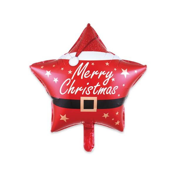 PALLONCINO MYLAR 18" STELLA CRISTMAS STYLE PZ.1 1 PALLONCINO MYLAR 18" STELLA CRISTMAS STYLE PZ.1