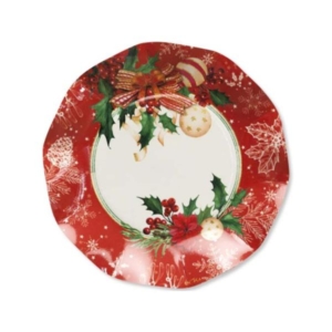 PIATTO DESSERT COMPOSTABILE X-MAS DECORATION