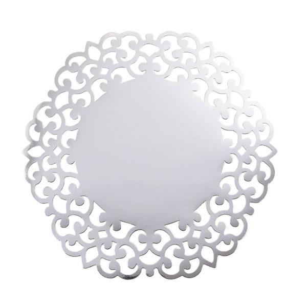 SOTTOPIATTI ARGENTO LASER CUT PZ.4