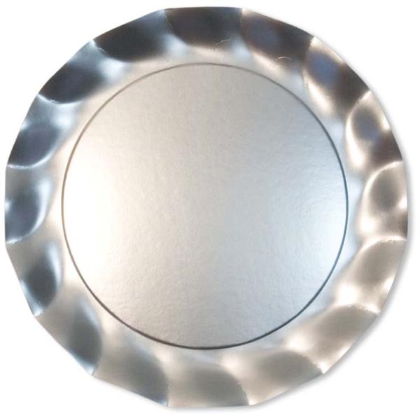 PIATTO MAX ARGENTO SATINATO EX.TRA. pz.5 1 PIATTO MAX ARGENTO SATINATO EX.TRA. pz.5