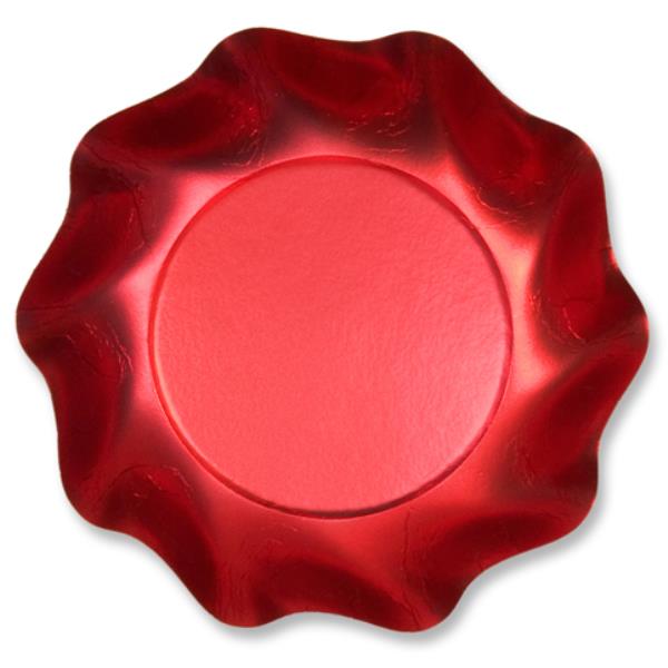COPPETTA Ø18,5 cm. ROSSO SATINATO EX.TRA. pz.8 1 COPPETTA Ø18,5 cm. ROSSO SATINATO EX.TRA. pz.8
