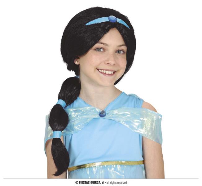PARRUCCA PER BAMBINA PRINCIPESSA DEL DESERTO pz.1 1 PARRUCCA PER BAMBINA PRINCIPESSA DEL DESERTO pz.1