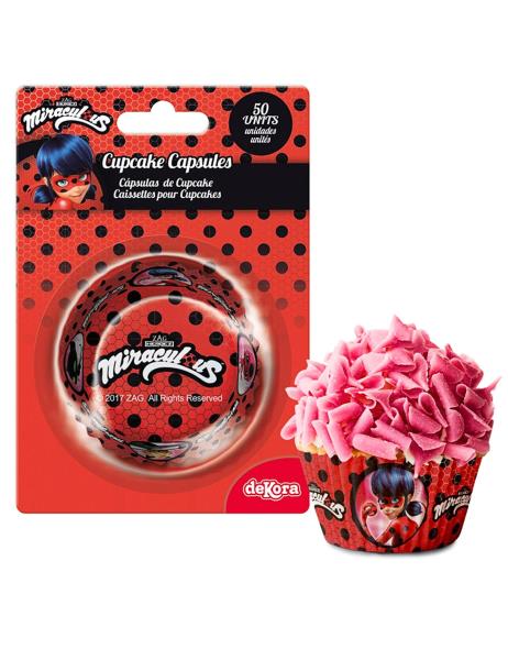 PIROTTINO MUFFIN LADYBUG MIRACULOUS PZ.50 1 PIROTTINO MUFFIN LADYBUG MIRACULOUS PZ.50