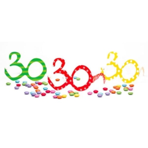 OCCHIALI CARTA 30 ANNI PZ.6