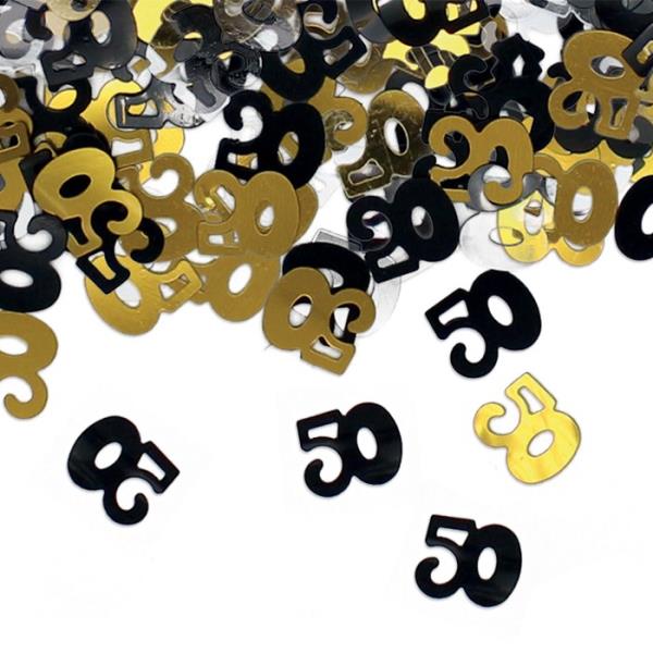 CONFETTI DECORATIVI PRESTIGE BUON 50° COMPLEANNO gr.15 1 CONFETTI DECORATIVI PRESTIGE BUON 50° COMPLEANNO gr.15
