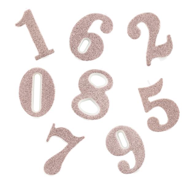 CANDELA GLITTER ROSE GOLD DISPONIBILE DAL N.0 AL N.9 1 CANDELA GLITTER ROSE GOLD DISPONIBILE DAL N.0 AL N.9