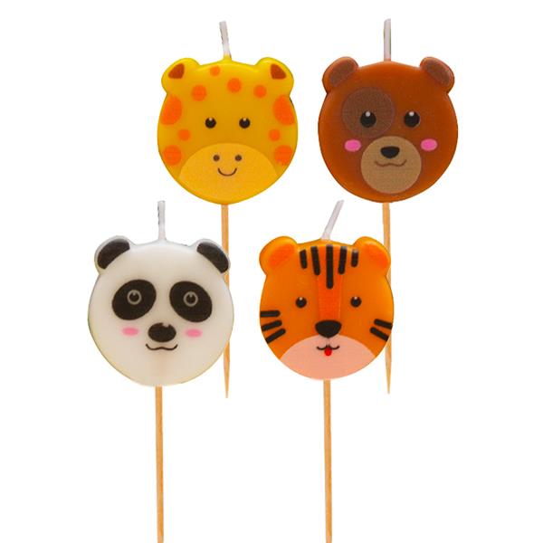 CANDELE PICK JUNGLA SAFARI ZOO PARTY PZ.4 1 CANDELE PICK JUNGLA SAFARI ZOO PARTY PZ.4