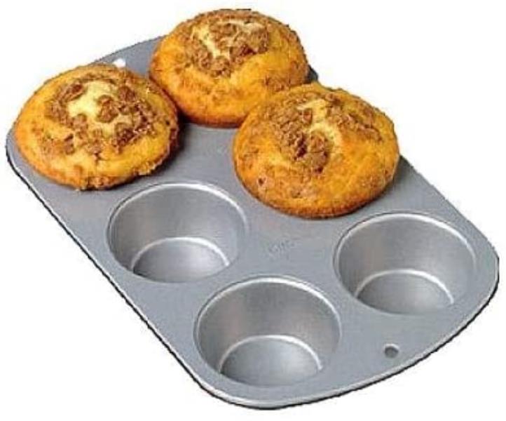 PIASTRA MUFFIN JUMBO 6 CAVITA' 3 PIASTRA MUFFIN JUMBO 6 CAVITA'