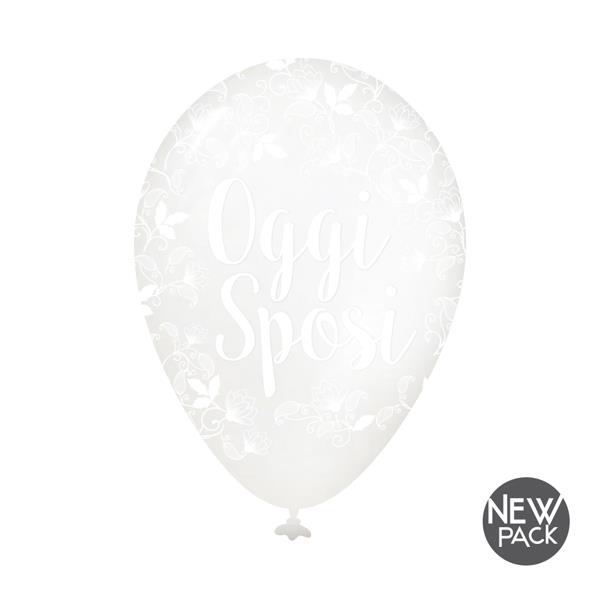 PALLONCINO OGGI SPOSI PERLATI PZ.10 1 PALLONCINO OGGI SPOSI PERLATI PZ.10