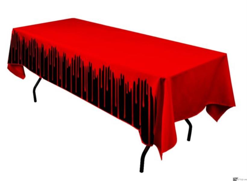 TOVAGLIA PVC FANGTASTIC DENTI DI DRACULA 2 TOVAGLIA PVC FANGTASTIC DENTI DI DRACULA