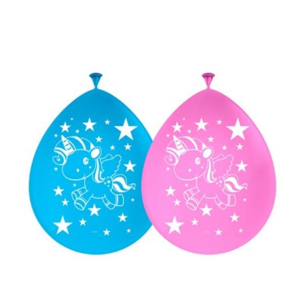 PALLONCINO LATTICE UNICORNO PZ.8 1 PALLONCINO LATTICE UNICORNO PZ.8