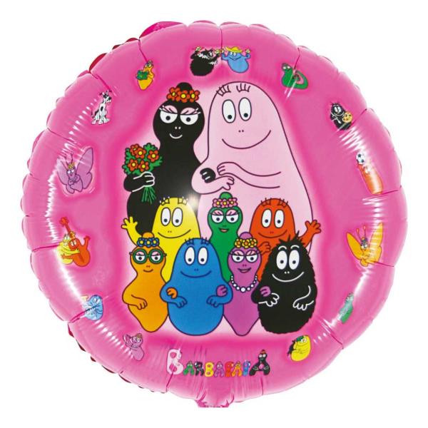 PALLONCINO MYLAR 20'' BARBAPAPA' FAMILY FUXIA 1 PALLONCINO MYLAR 20'' BARBAPAPA' FAMILY FUXIA