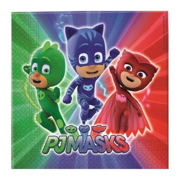 TOVAGLIOLO 33x33 SUPERPIGIAMINI PJ MASKS pz.20 1 TOVAGLIOLO 33x33 SUPERPIGIAMINI PJ MASKS pz.20