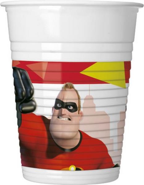 BICCHIERE GLI INCREDIBILI 2 1 BICCHIERE GLI INCREDIBILI 2