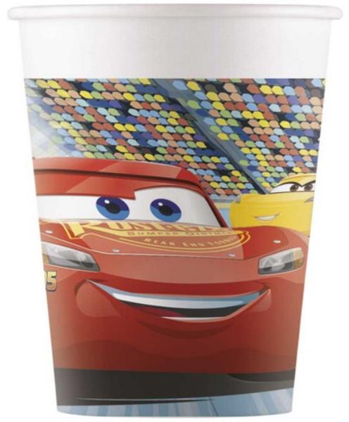 BICCHIERE CARTONCINO CARS 3 pz.8 1 BICCHIERE CARTONCINO CARS 3 pz.8