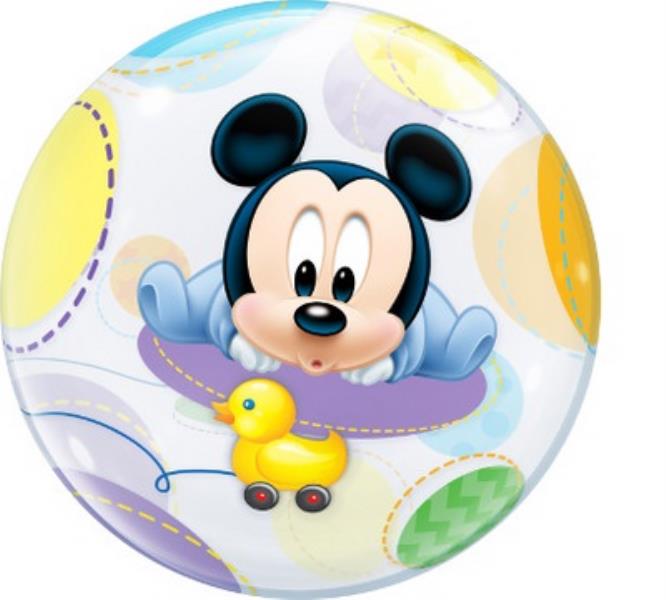 PALLONCINO 22'' BUBBLE BABY MICKEY 2 PALLONCINO 22'' BUBBLE BABY MICKEY