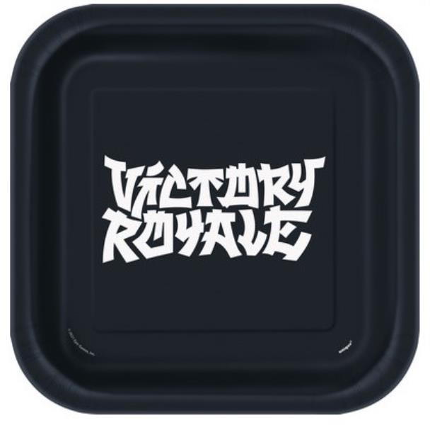PIATTO QUADRATO 22,2X22,2 cm. FORTNITE pz.8 1 PIATTO QUADRATO 22,2X22,2 cm. FORTNITE pz.8