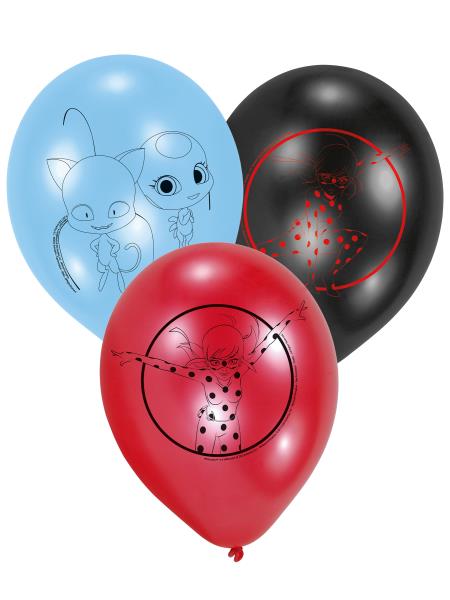 PALLONCINO LATTICE LADYBUG MIRACULOUS PZ.6 4 PALLONCINO LATTICE LADYBUG MIRACULOUS PZ.6