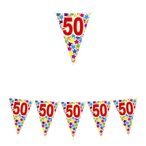 BANDIERINA STARDUST 50 ANNI 6 mt 1 BANDIERINA STARDUST 50 ANNI 6 mt