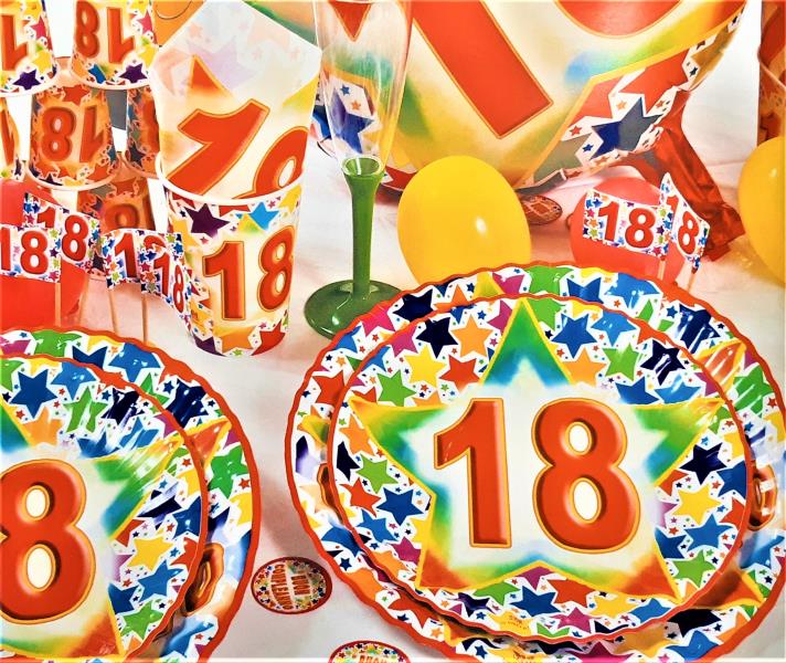 BANDIERINA STARDUST 18 ANNI 6 mt 2 BANDIERINA STARDUST 18 ANNI 6 mt
